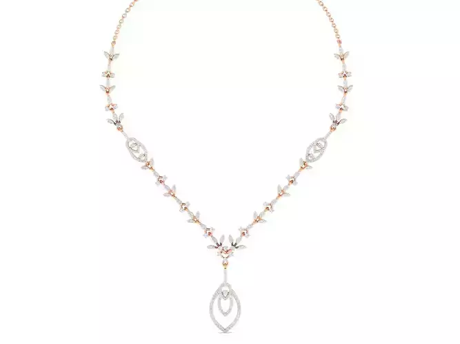 Women necklace 3dm stl render detail  3D print model