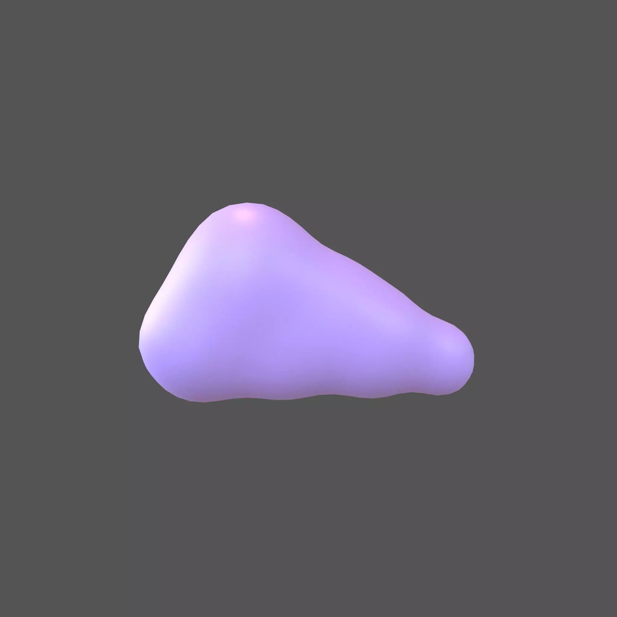 Cartoon Cloud v4 003 Low-poly 3D model_0