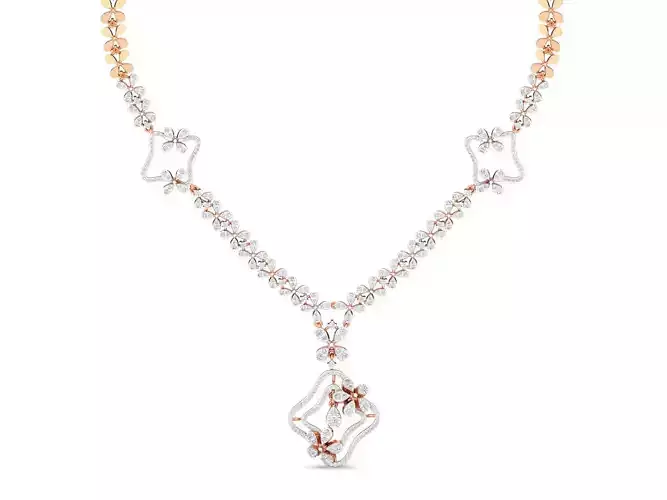 Women necklace 3dm stl render detail  3D print model