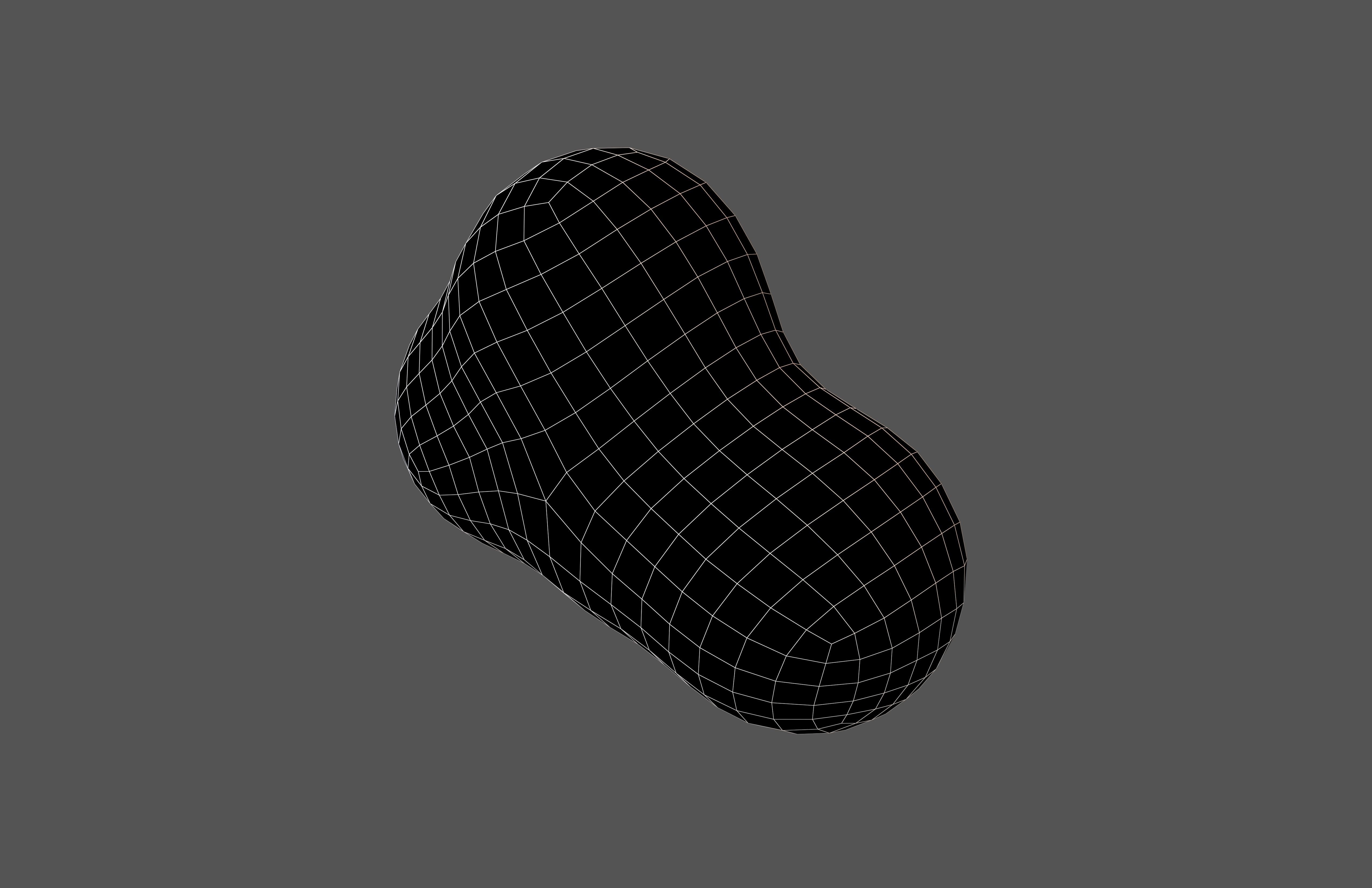 Cartoon Cloud v10 004 Low-poly 3D model_7