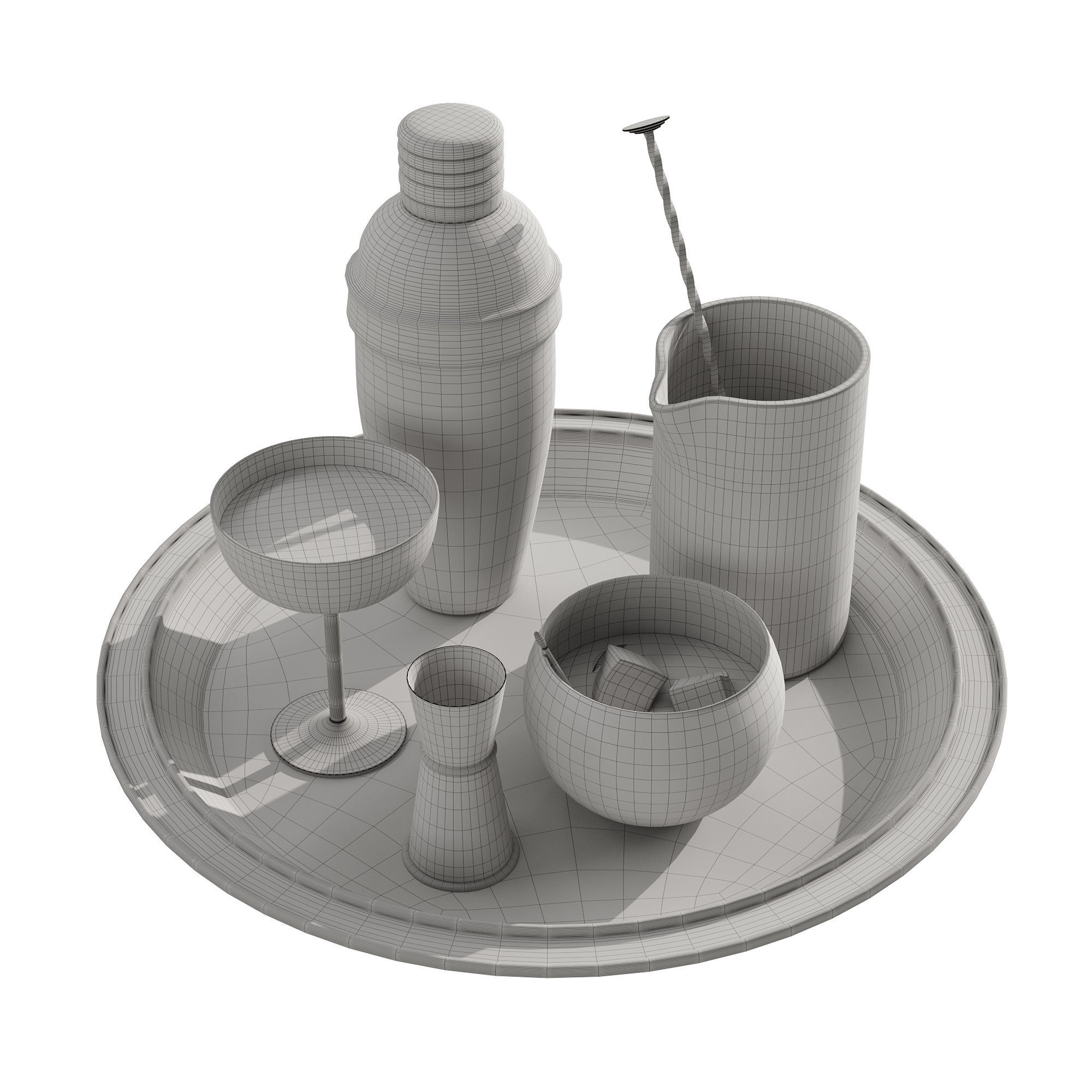 Cocktail decor set 1 3D model_18