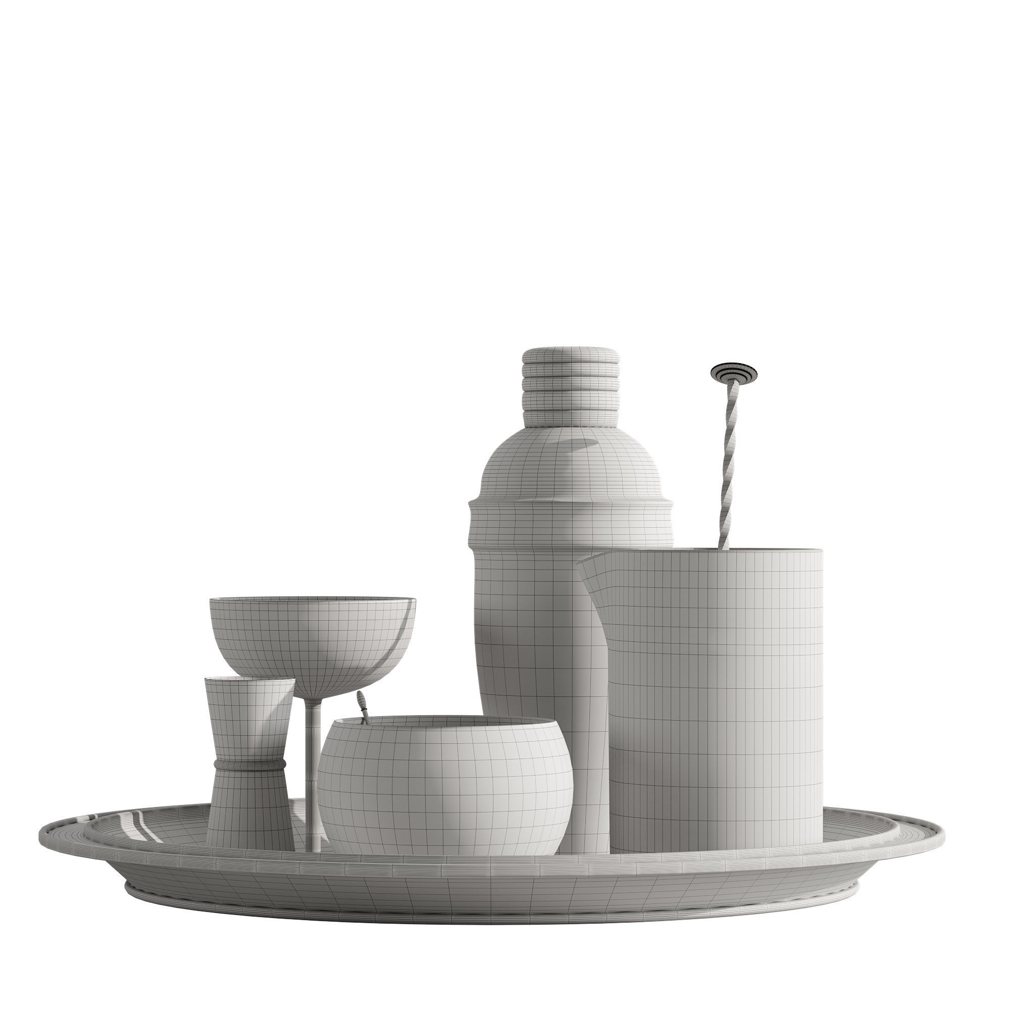 Cocktail decor set 1 3D model_26