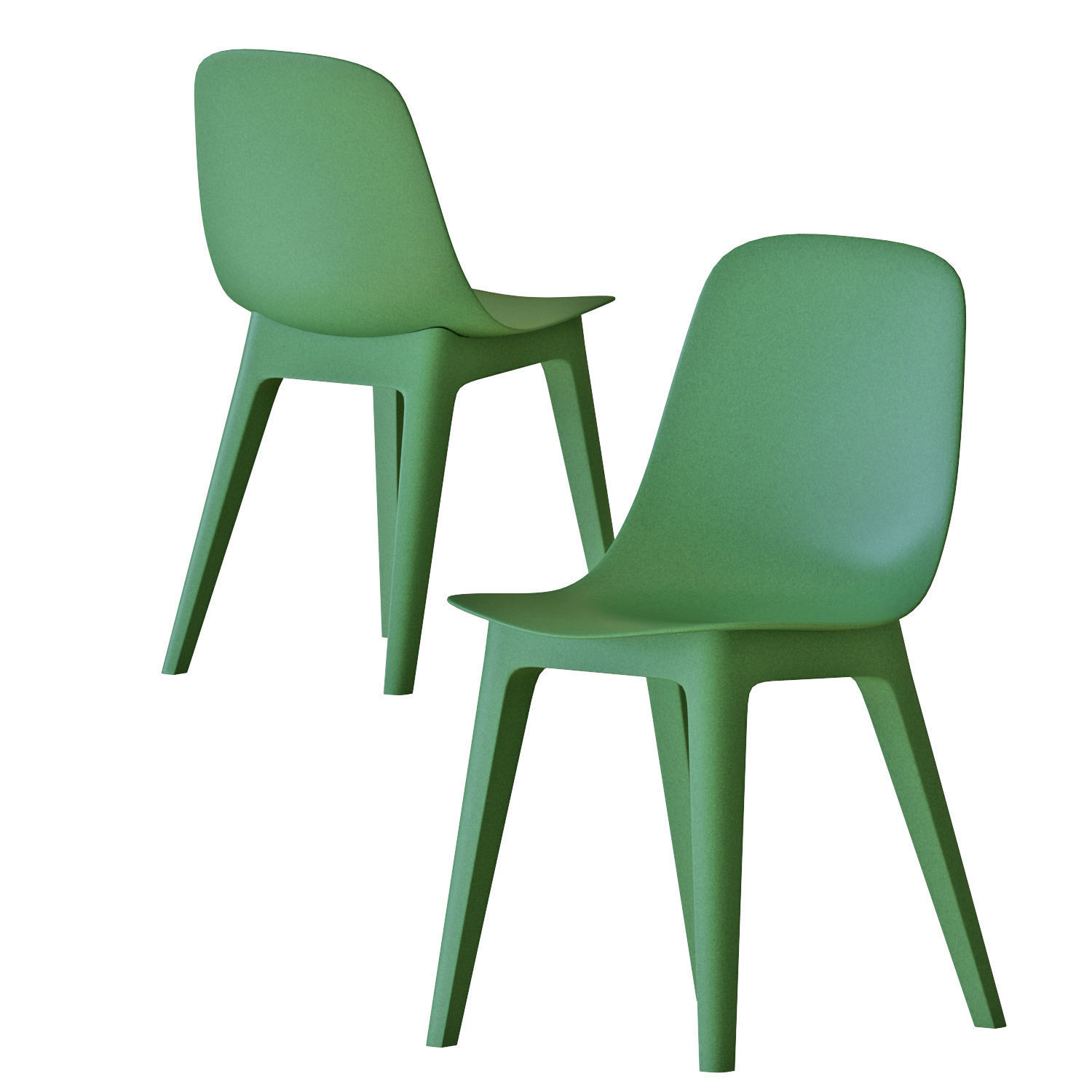 Voxlov Table and Chairs 3D model_3