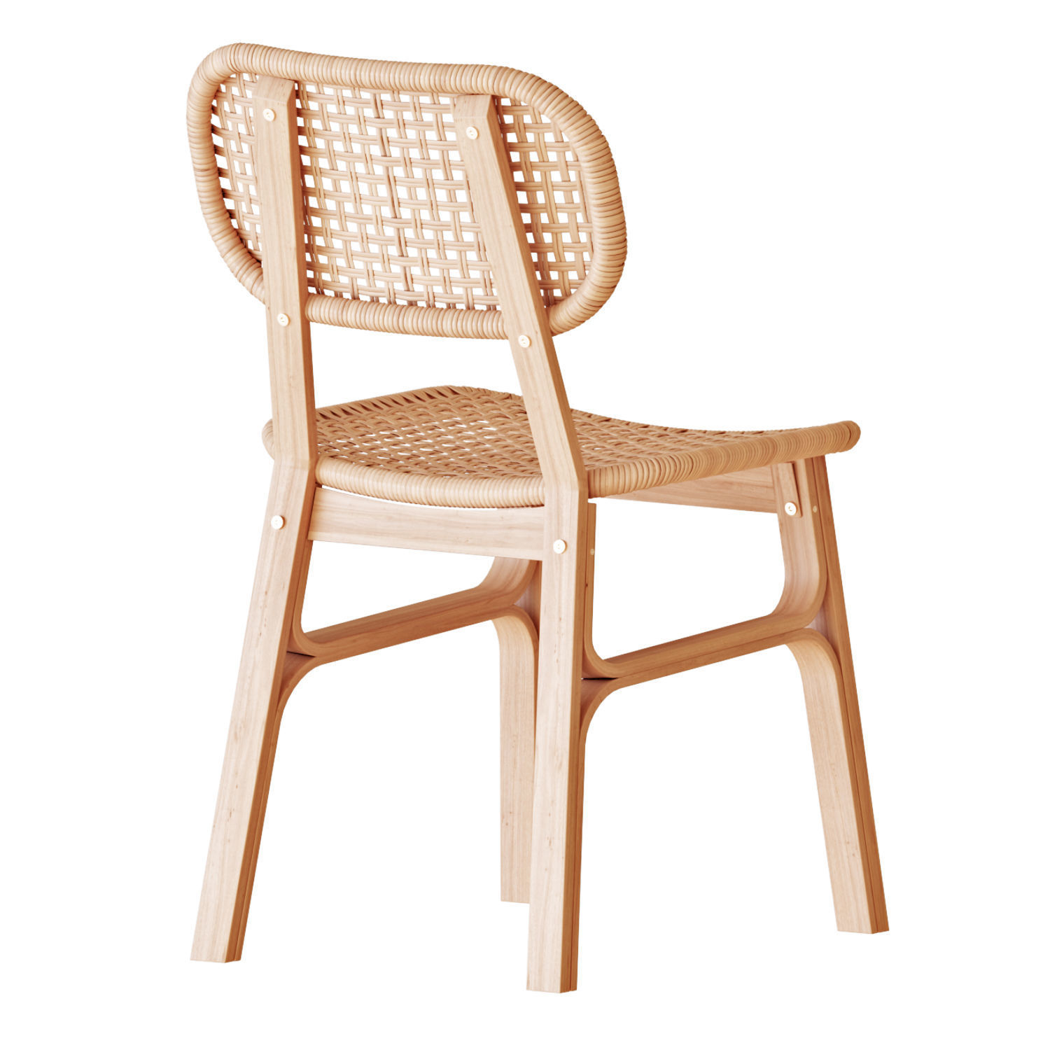 Voxlov Table and Chairs 3D model_2