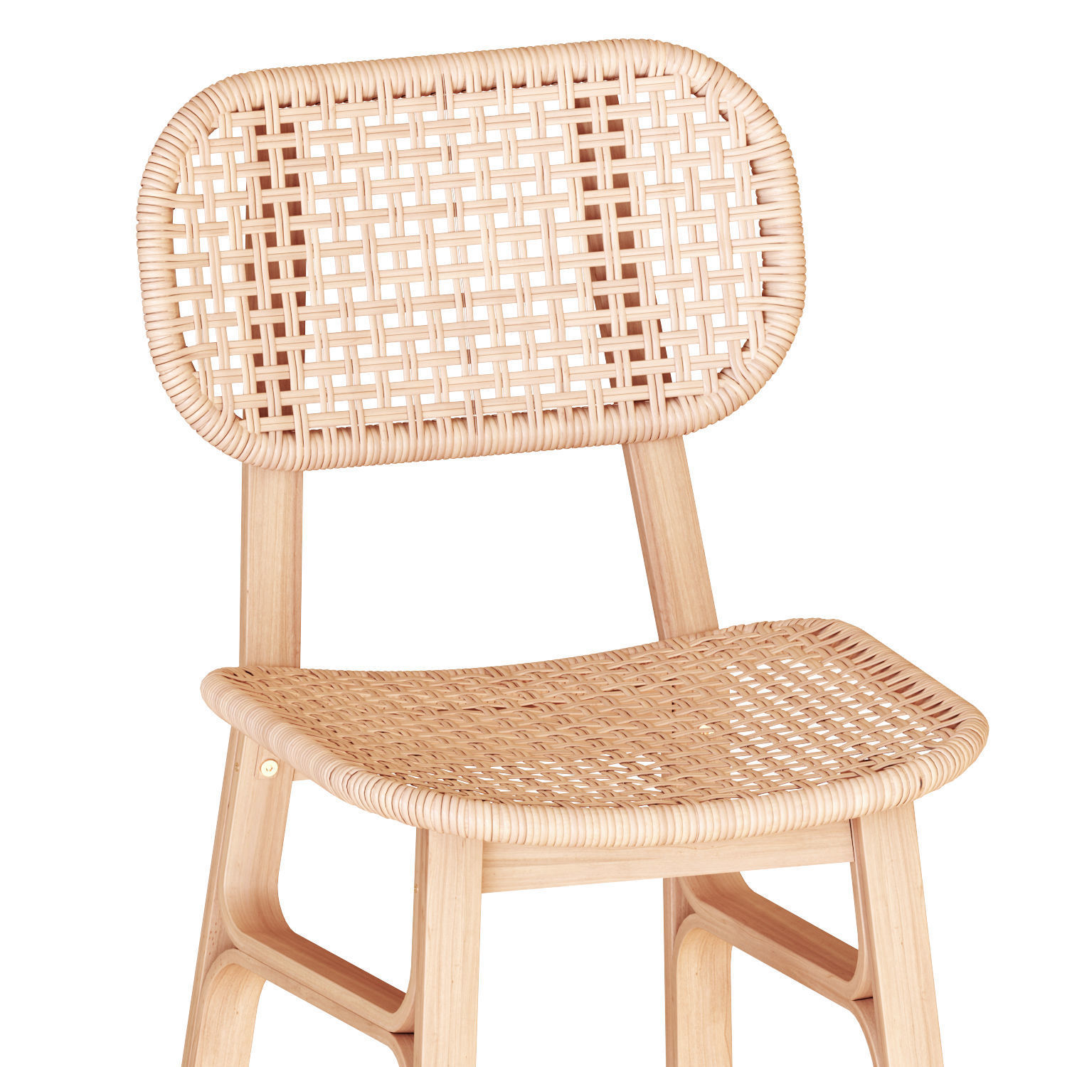 Voxlov Table and Chairs 3D model_1