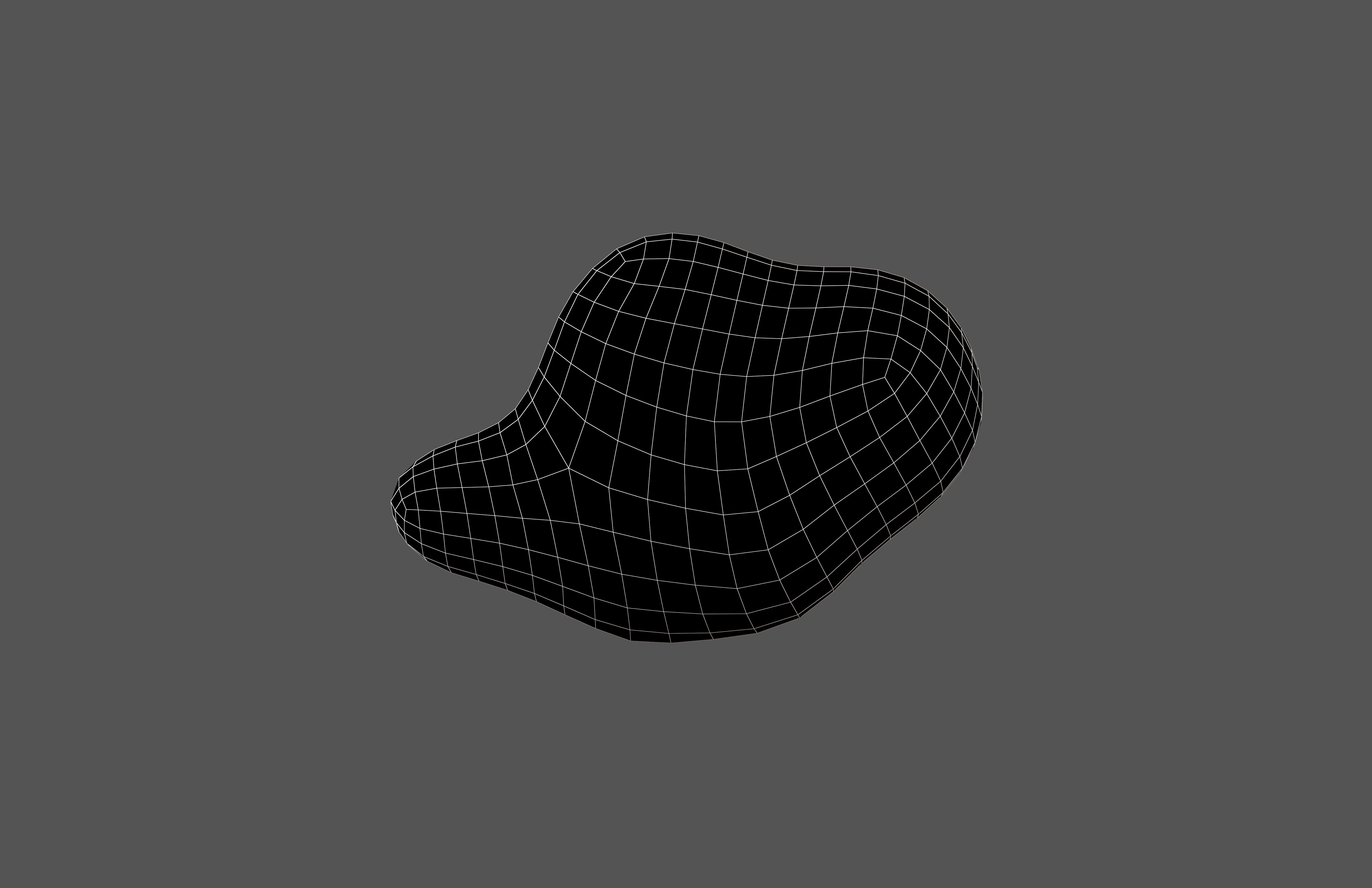 Cartoon Cloud v11 002 Low-poly 3D model_6