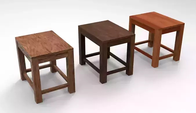 Wooden Stool Gaming