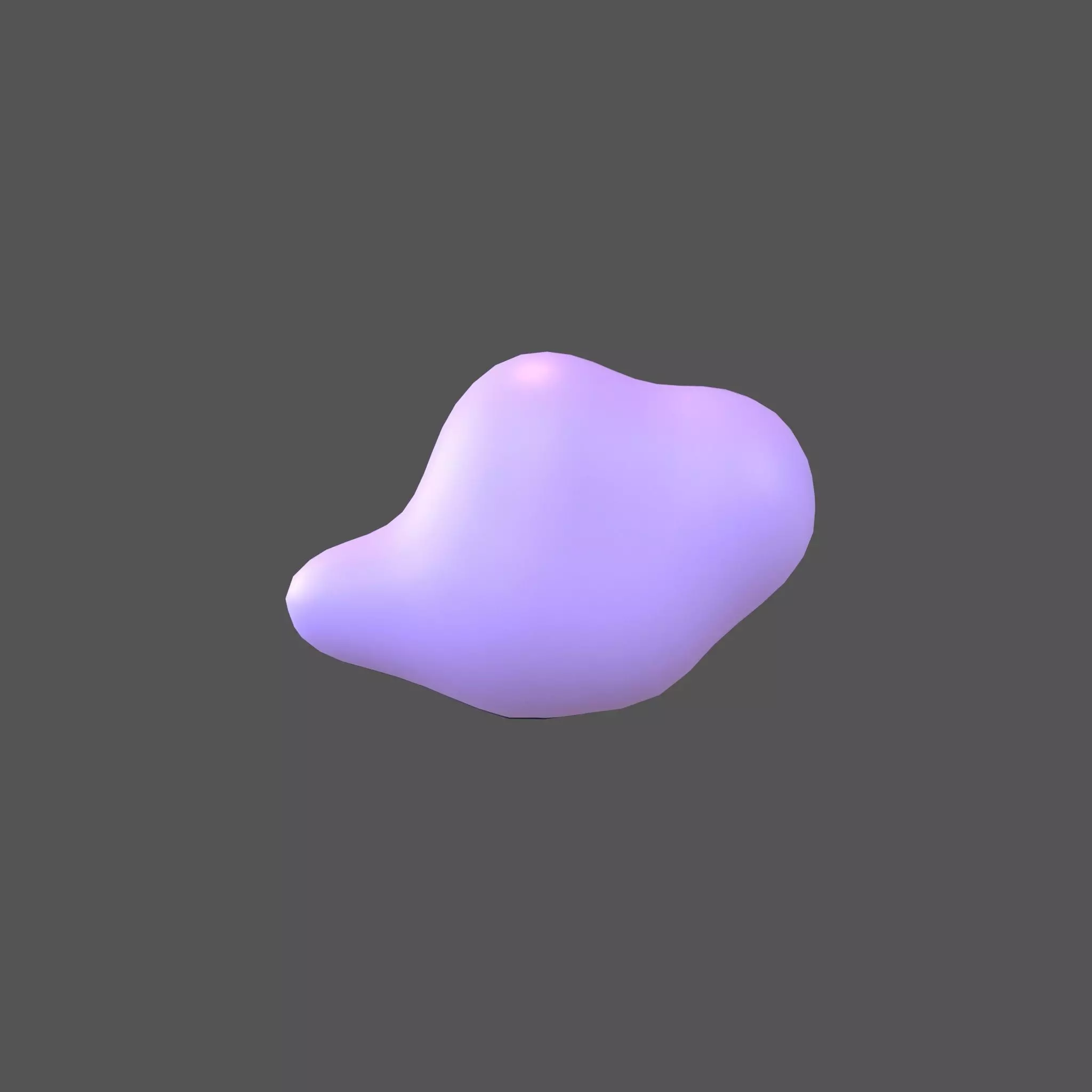 Cartoon Cloud v11 003 Low-poly 3D model_0