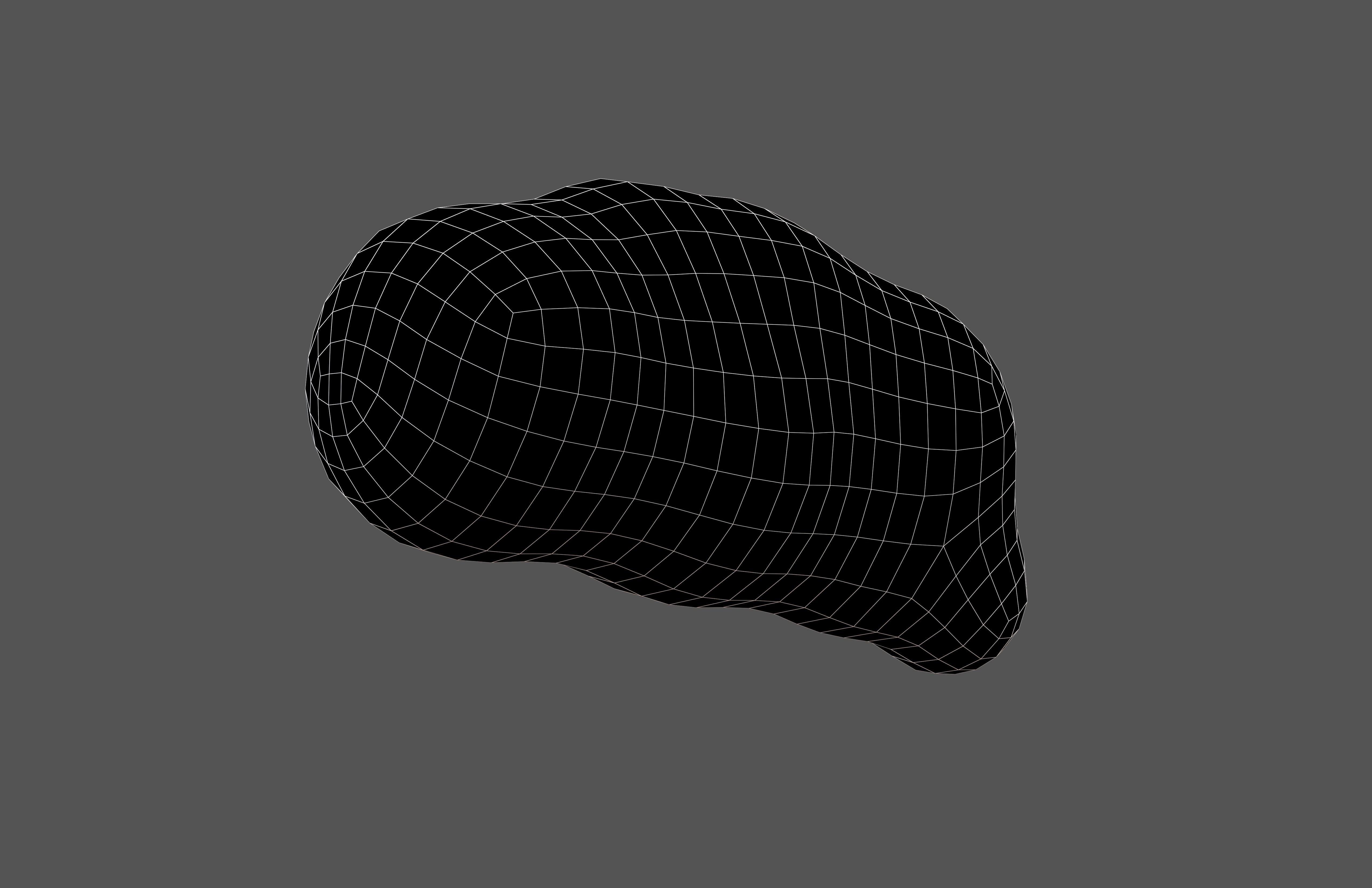 Cartoon Cloud v12 001 Low-poly 3D model_7