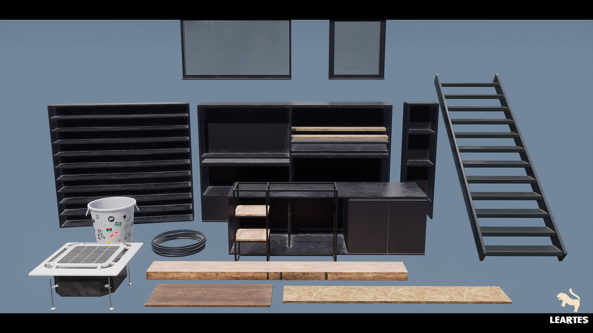 Bike Shop Environment Game Ready Unreal Engine FBX Low-poly 3D model_17