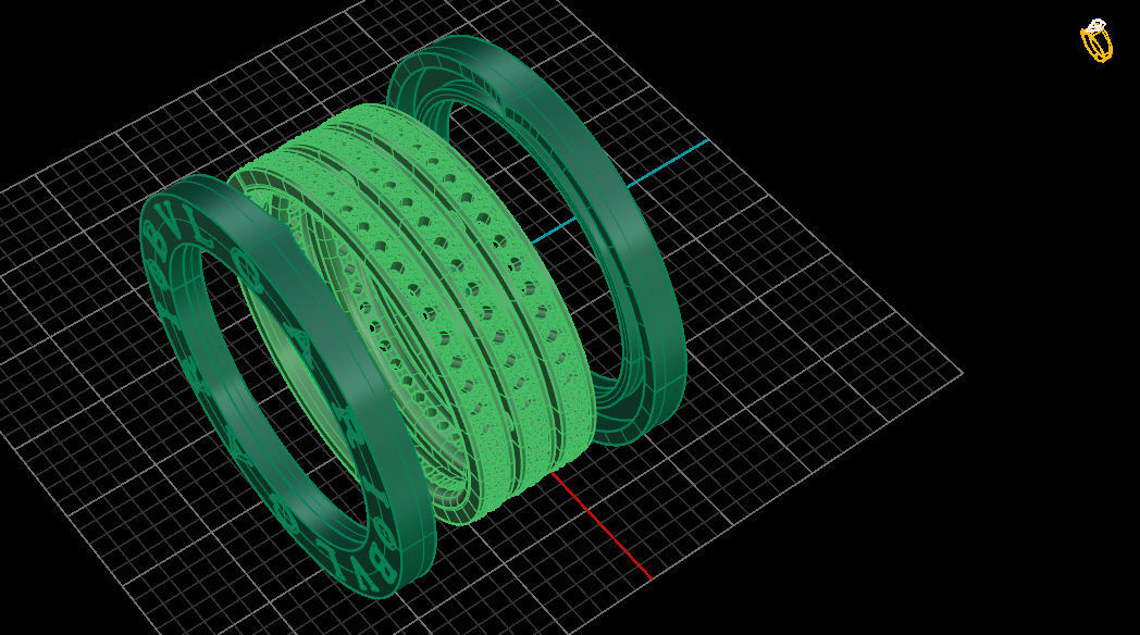 Ring B all setting 3D print model_4