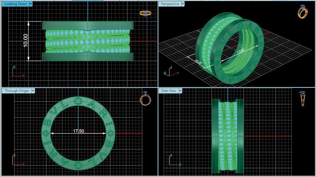 Ring B all setting 3D print model_3