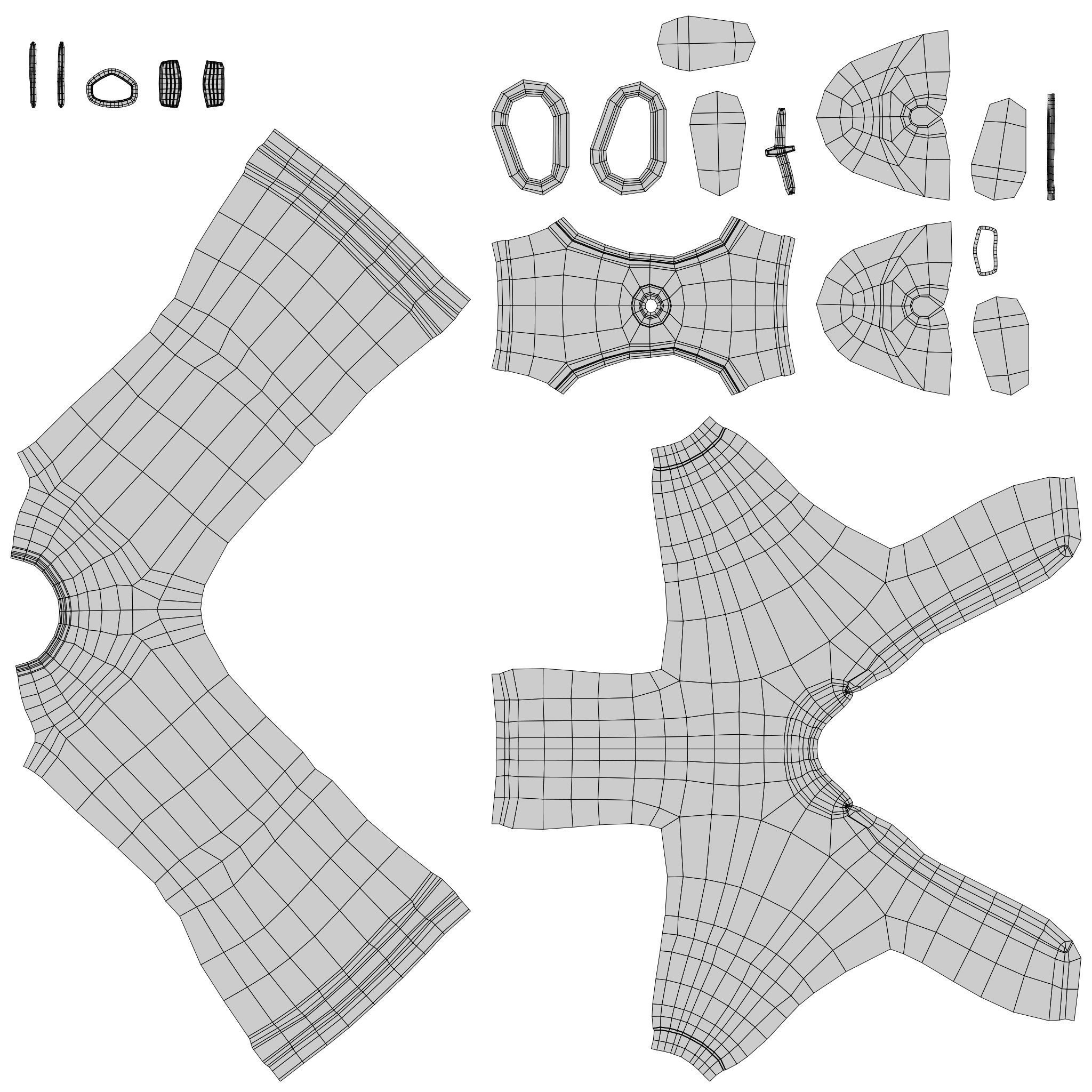 3d character woman doctor 3D model_7