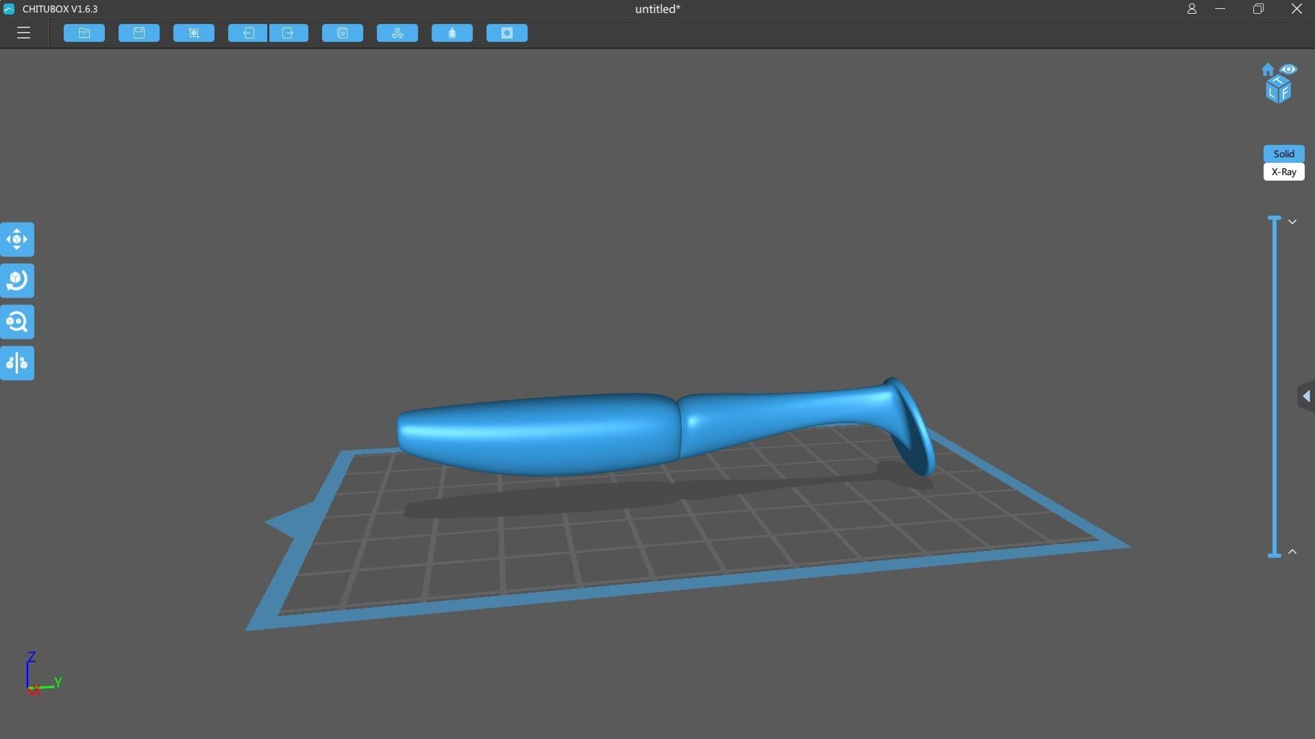 Soft plastic fishing lure 3D print model_14