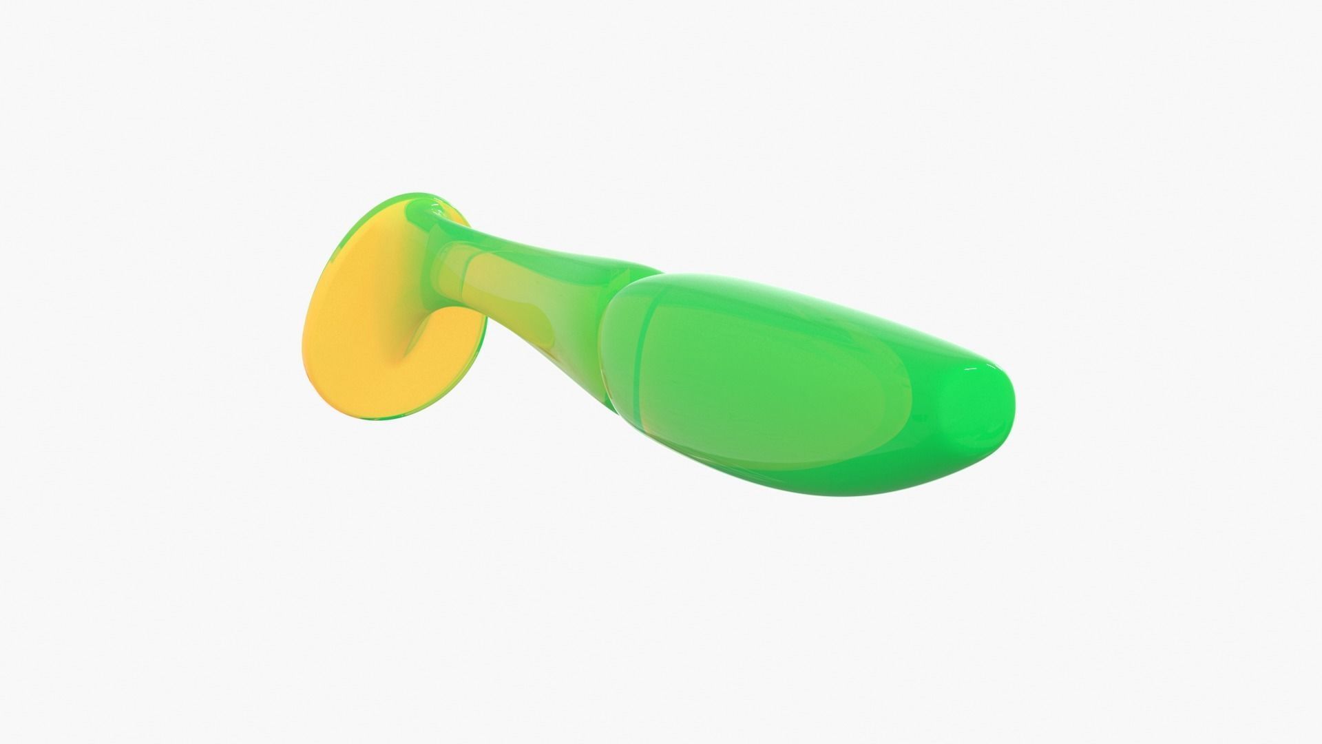 Soft plastic fishing lure 3D print model_6