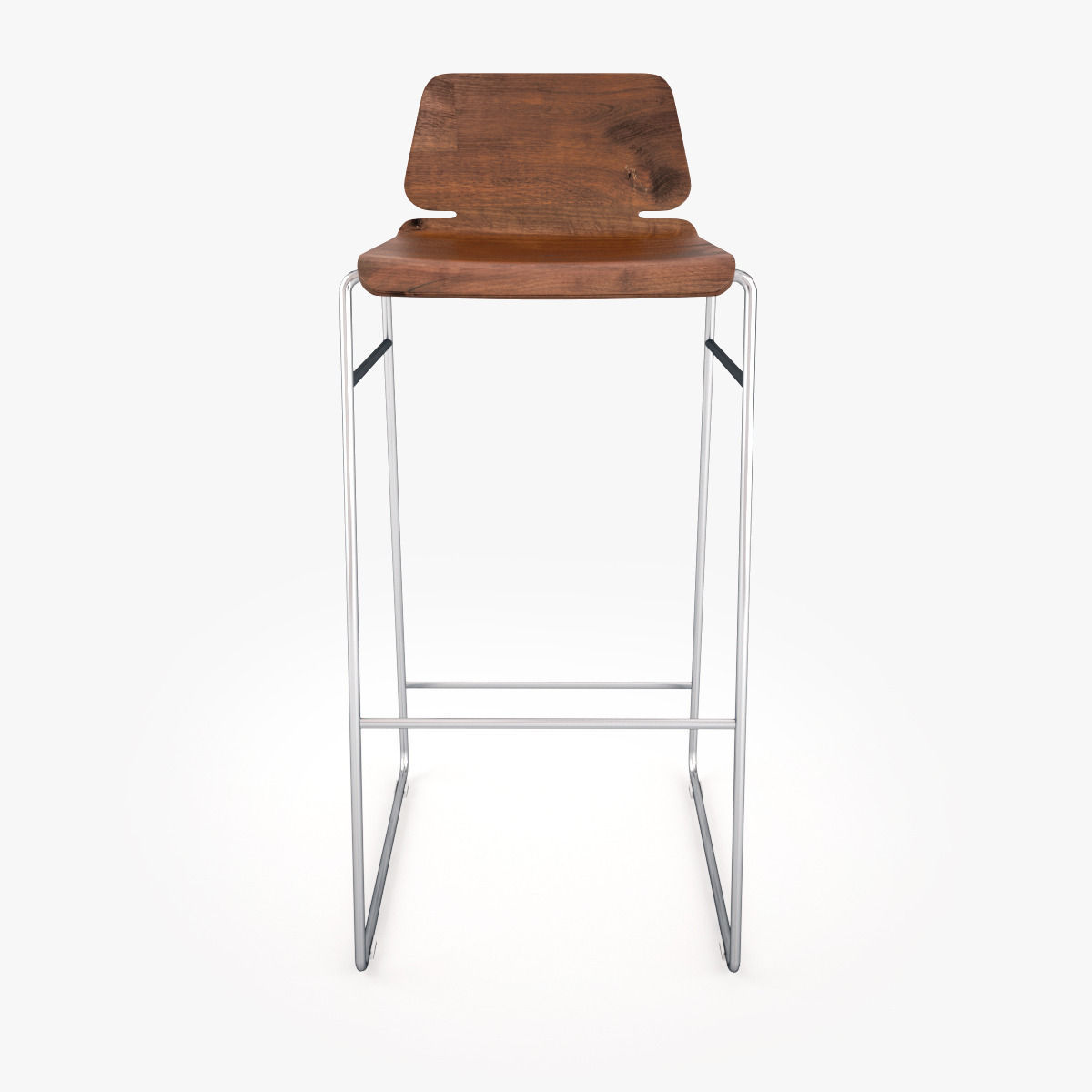Zeitraum Form Bar Stool 3D model_2