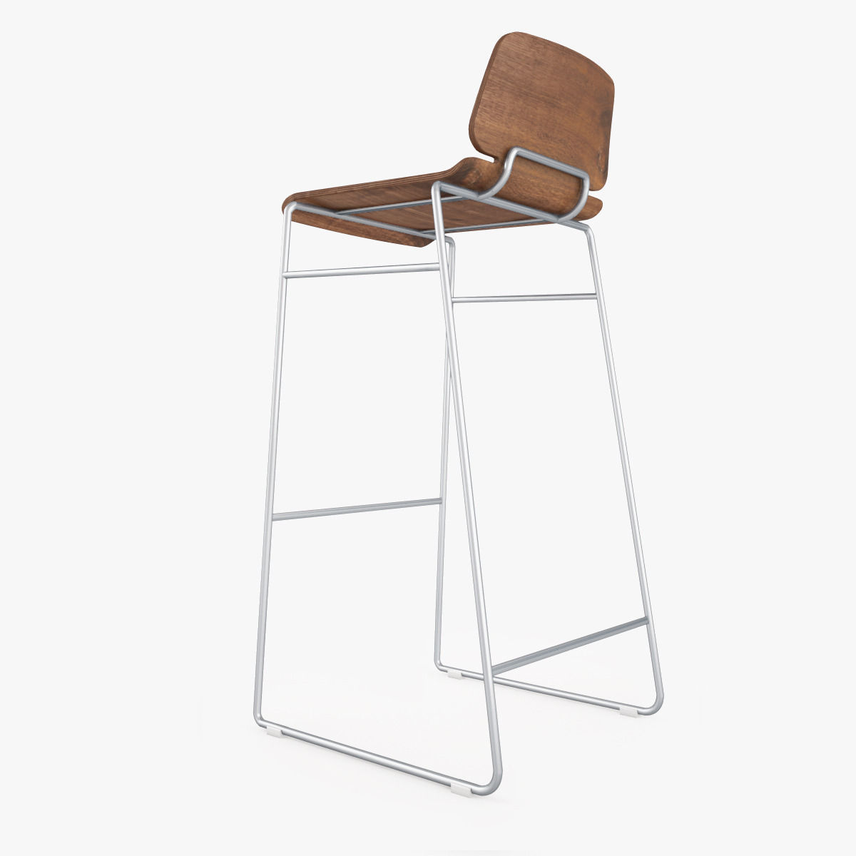 Zeitraum Form Bar Stool 3D model_6