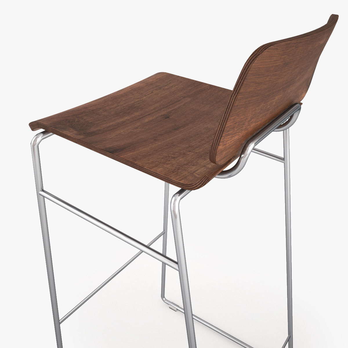 Zeitraum Form Bar Stool 3D model_7