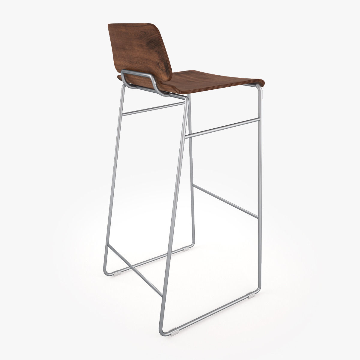 Zeitraum Form Bar Stool 3D model_5
