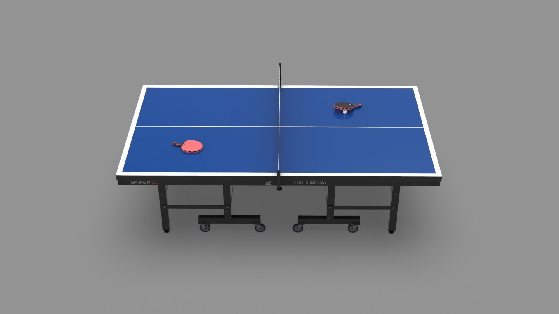 Ping pong table 3D model_11
