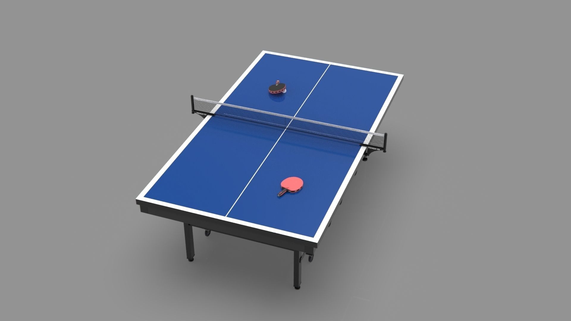 Ping pong table 3D model_10