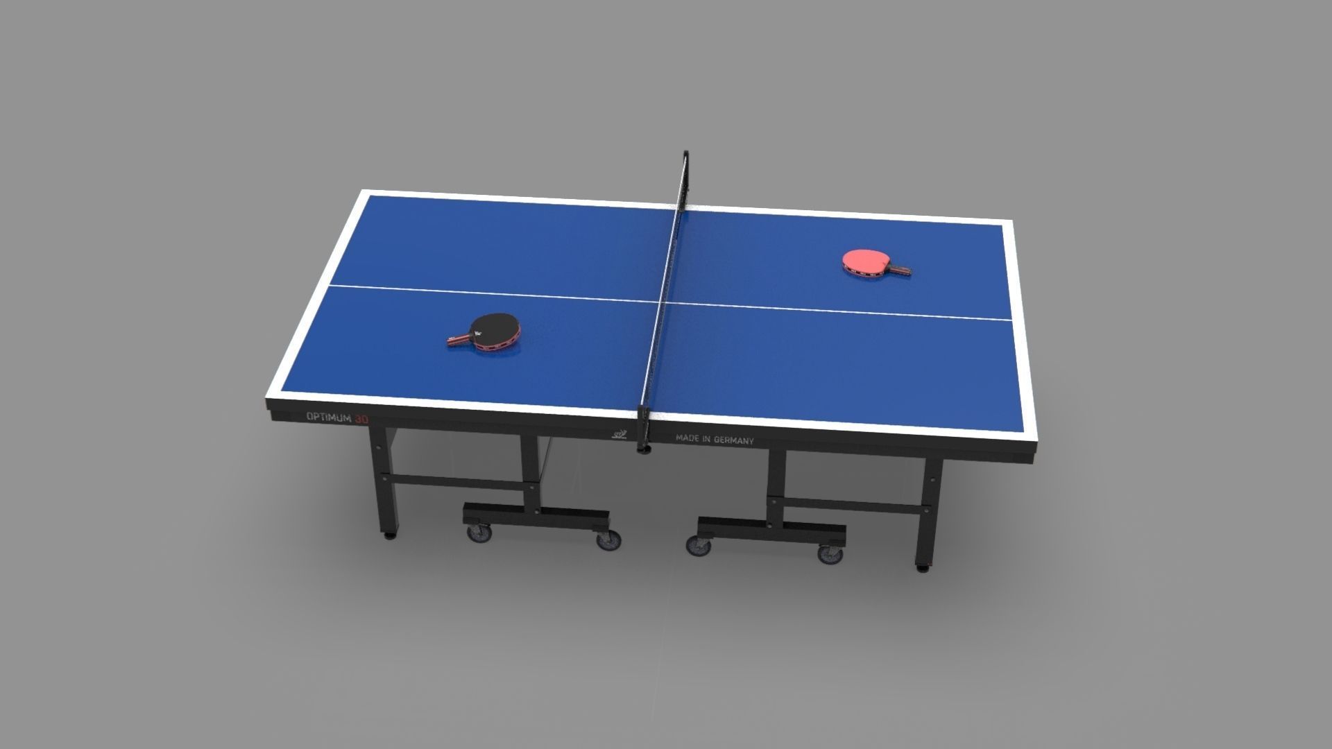 Ping pong table 3D model_13