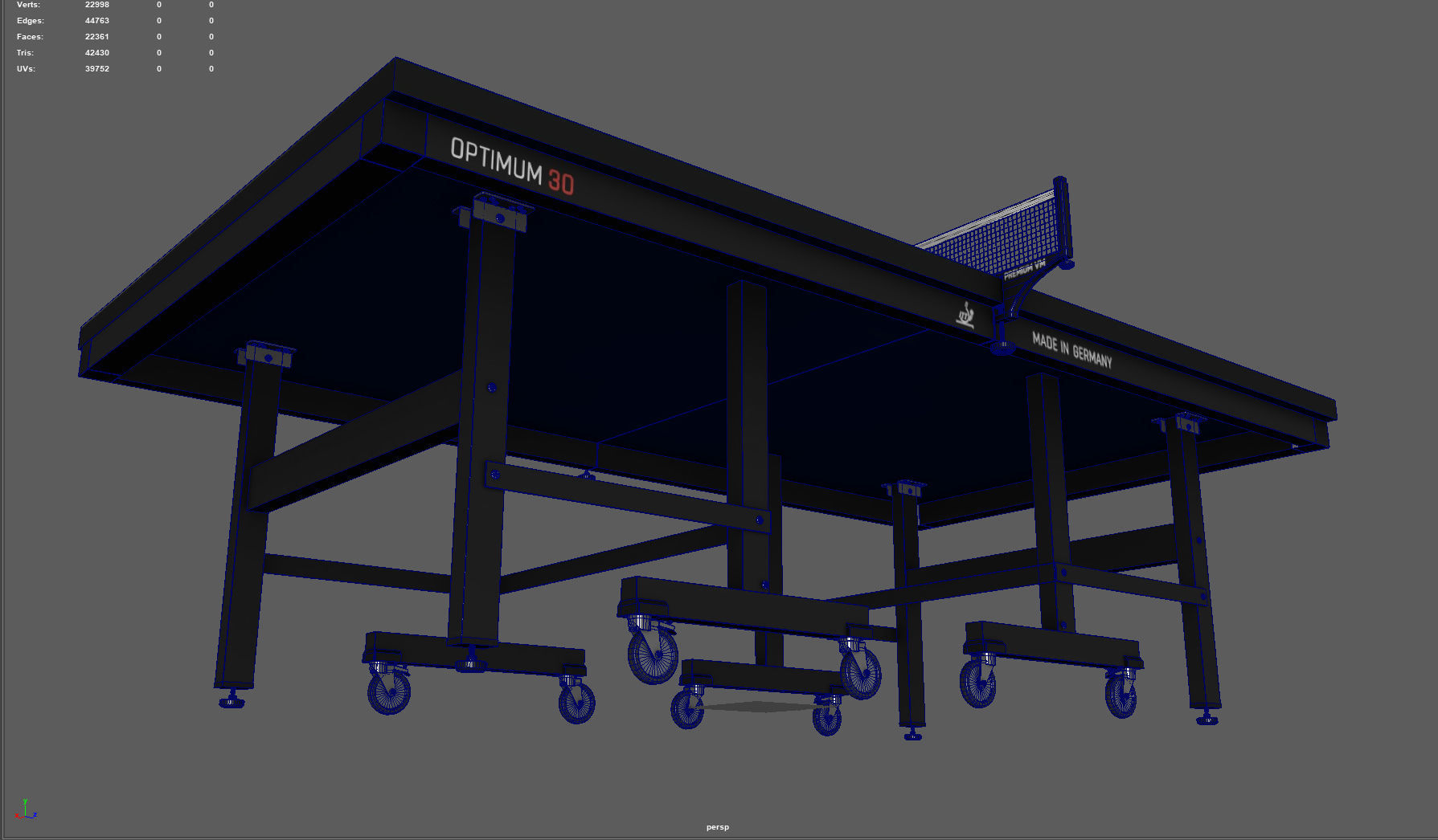 Ping pong table 3D model_18