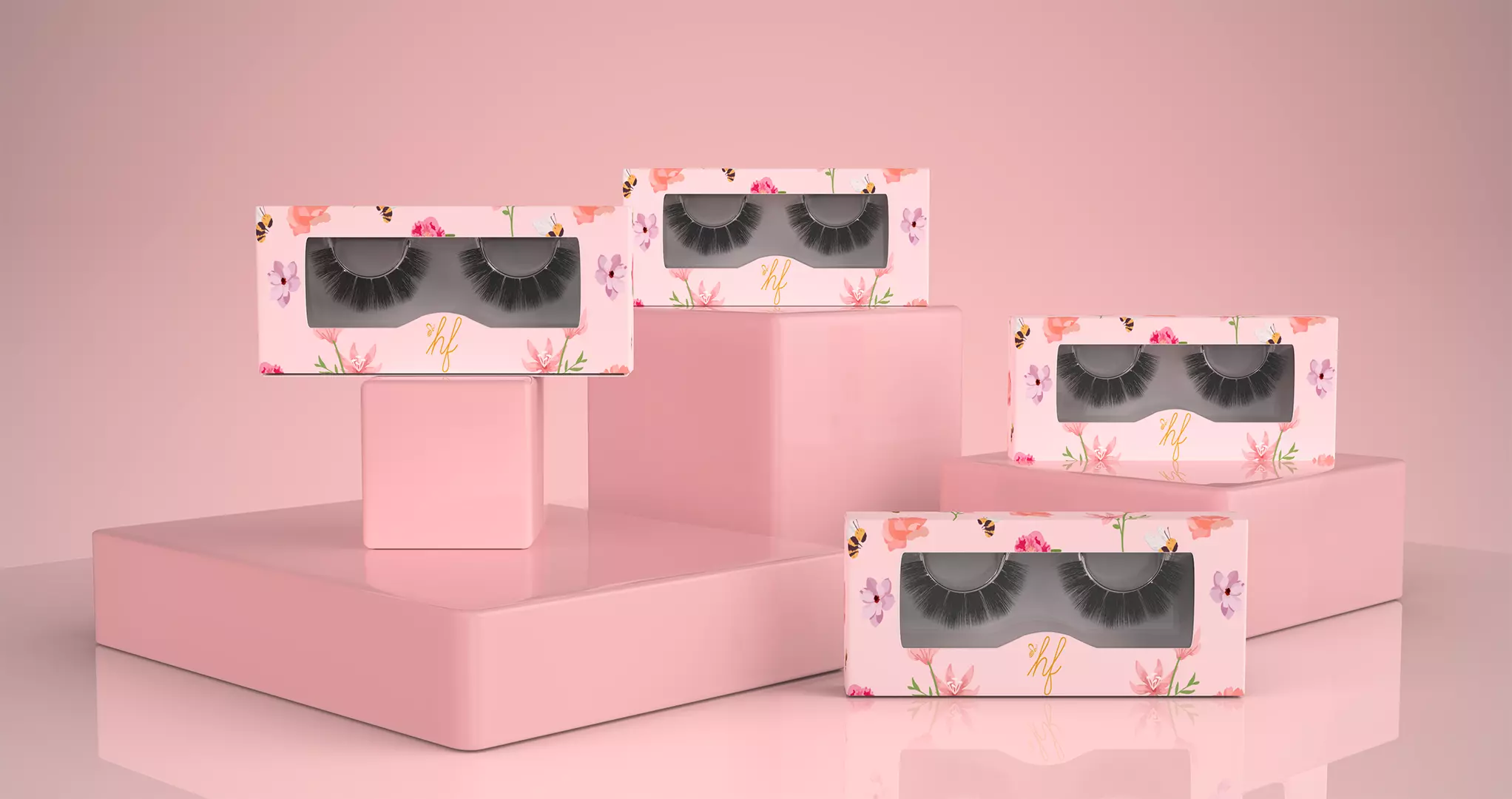 Eyelash box 3D model_0