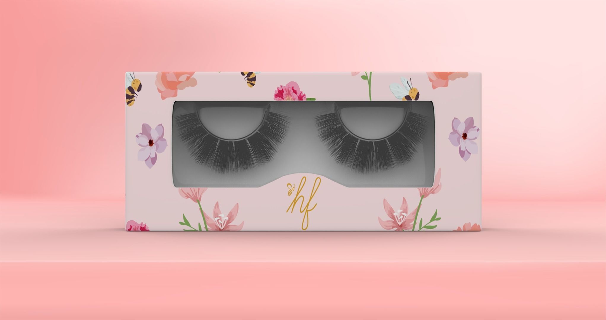 Eyelash box 3D model_1