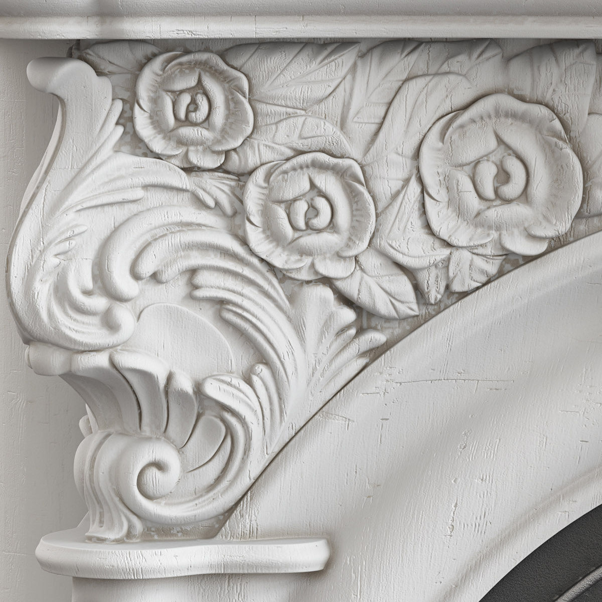 Victorian Fireplace 3D model_4