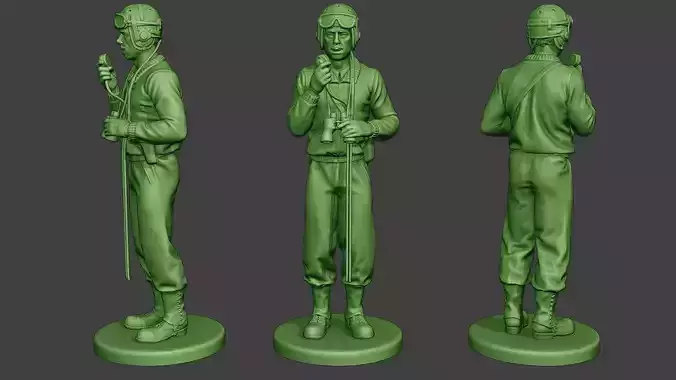 American Tank Crew unit ww2 Talk2 ATC1 3D print model