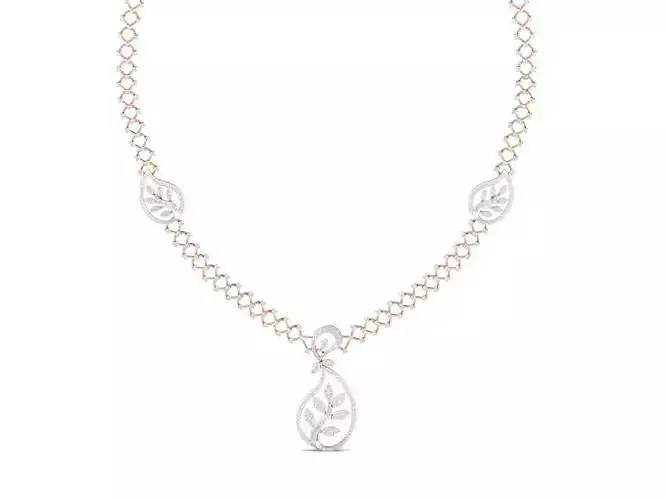 Women necklace 3dm stl render detail  3D print model