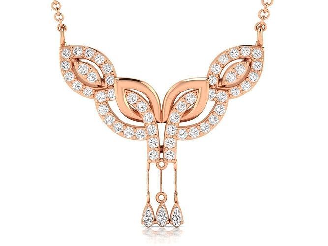 Women necklace 3dm stl render detail  3D print model