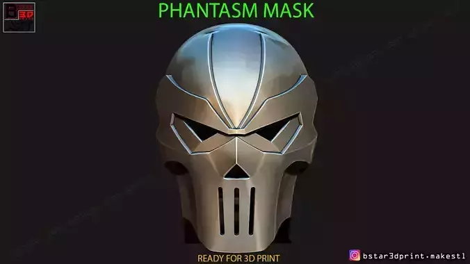 Phantasm Helmet - Casey Jones Mask  3D print model