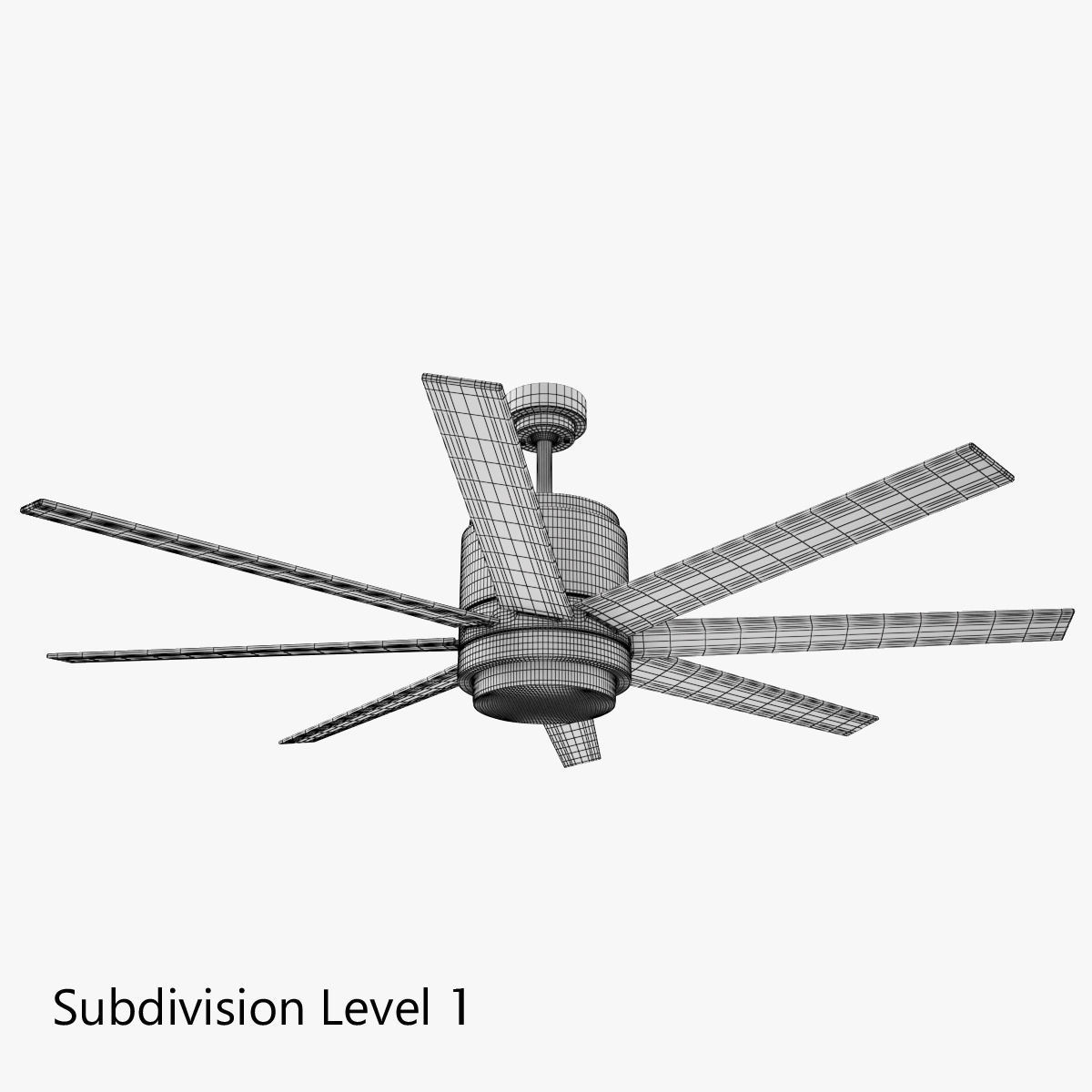 Monte Carlo Araya Ceiling Fan 3D model_5