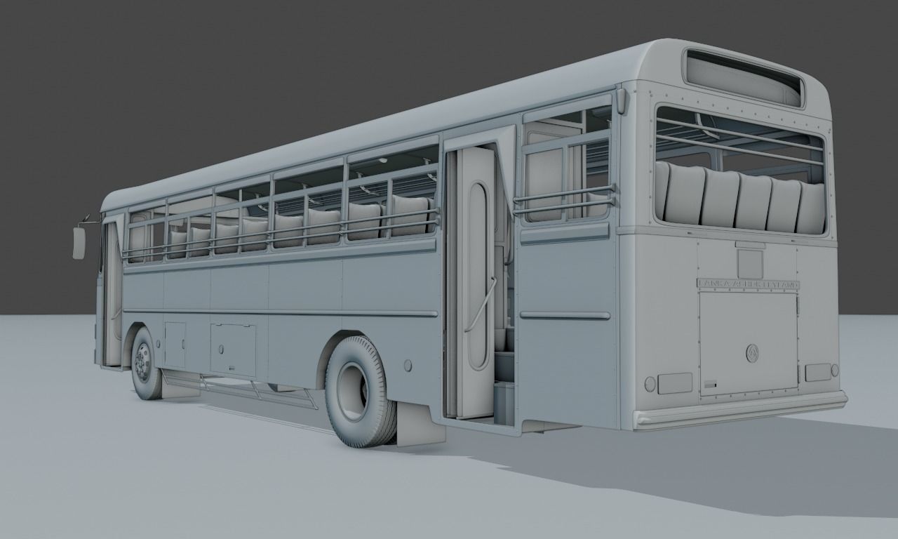 Ashok Leyland Viking Bus 3D model_32