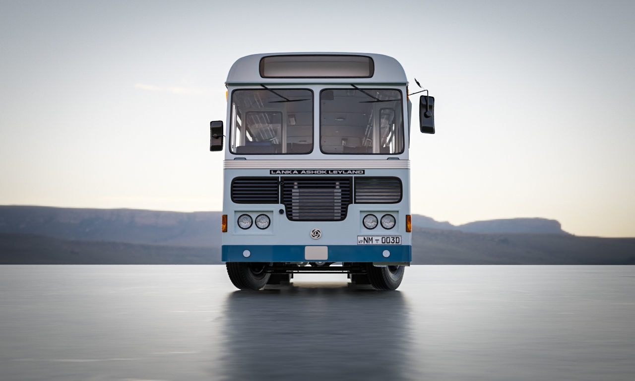 Ashok Leyland Viking Bus 3D model_9