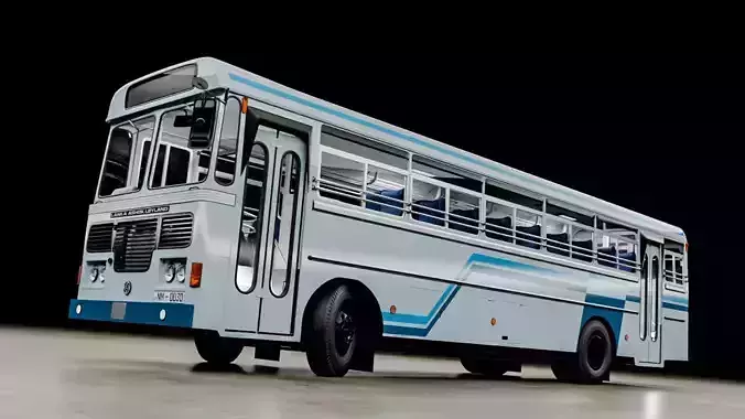 Ashok Leyland Viking Bus 3D model