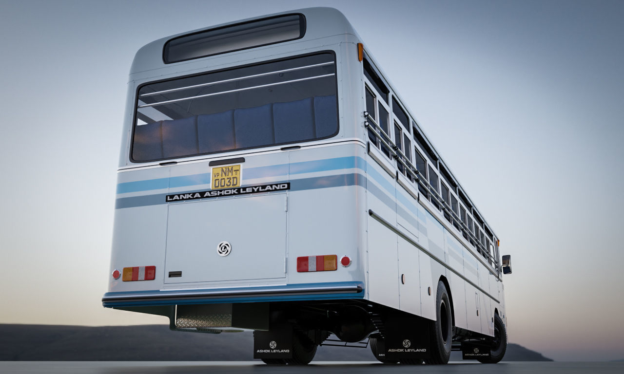 Ashok Leyland Viking Bus 3D model_11