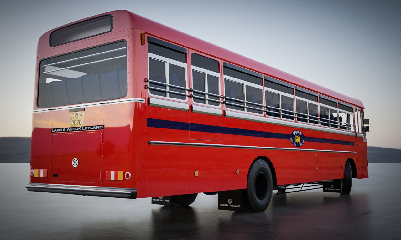 Ashok Leyland Viking Bus 3D model_21