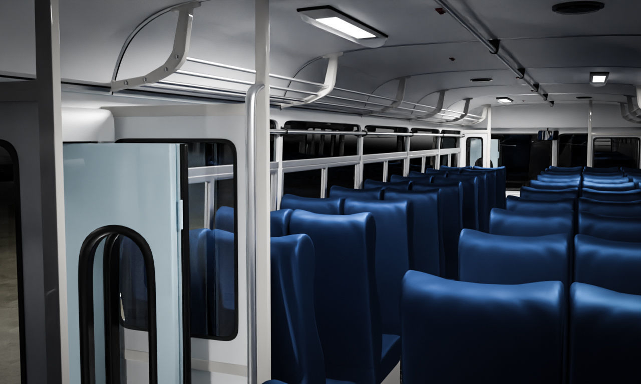 Ashok Leyland Viking Bus 3D model_30