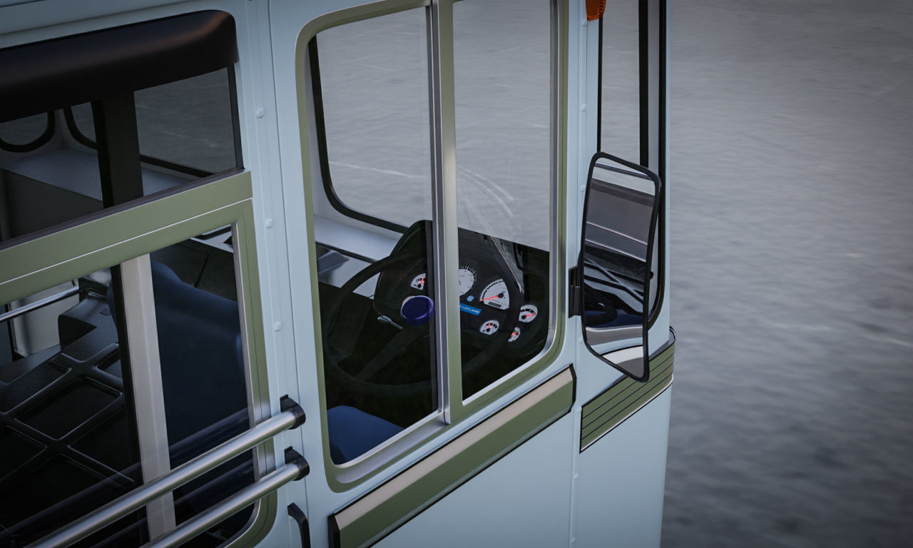 Ashok Leyland Viking Bus 3D model_10