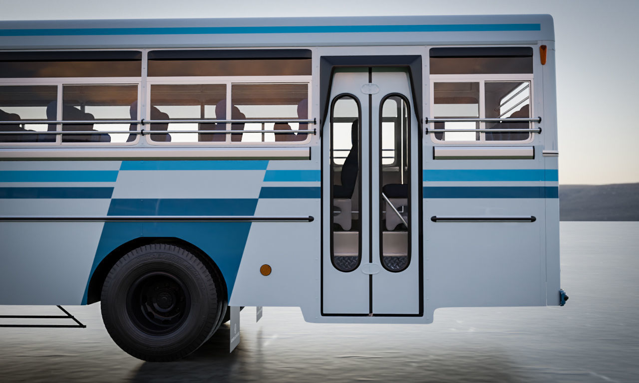 Ashok Leyland Viking Bus 3D model_12