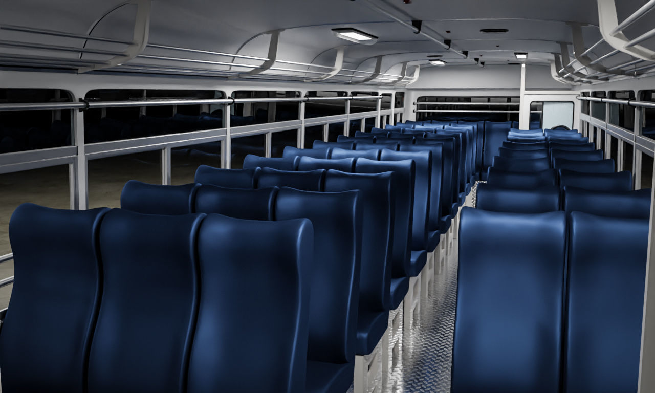 Ashok Leyland Viking Bus 3D model_29