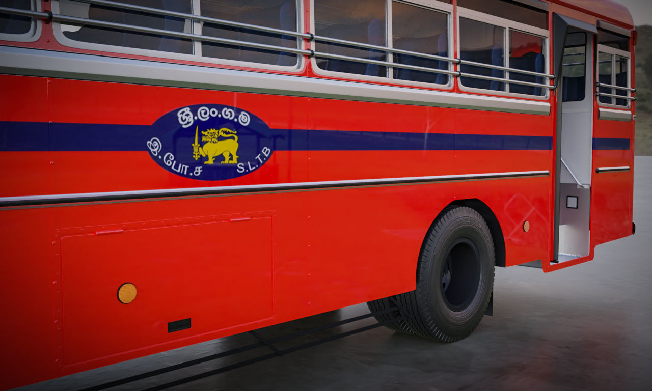 Ashok Leyland Viking Bus 3D model_20