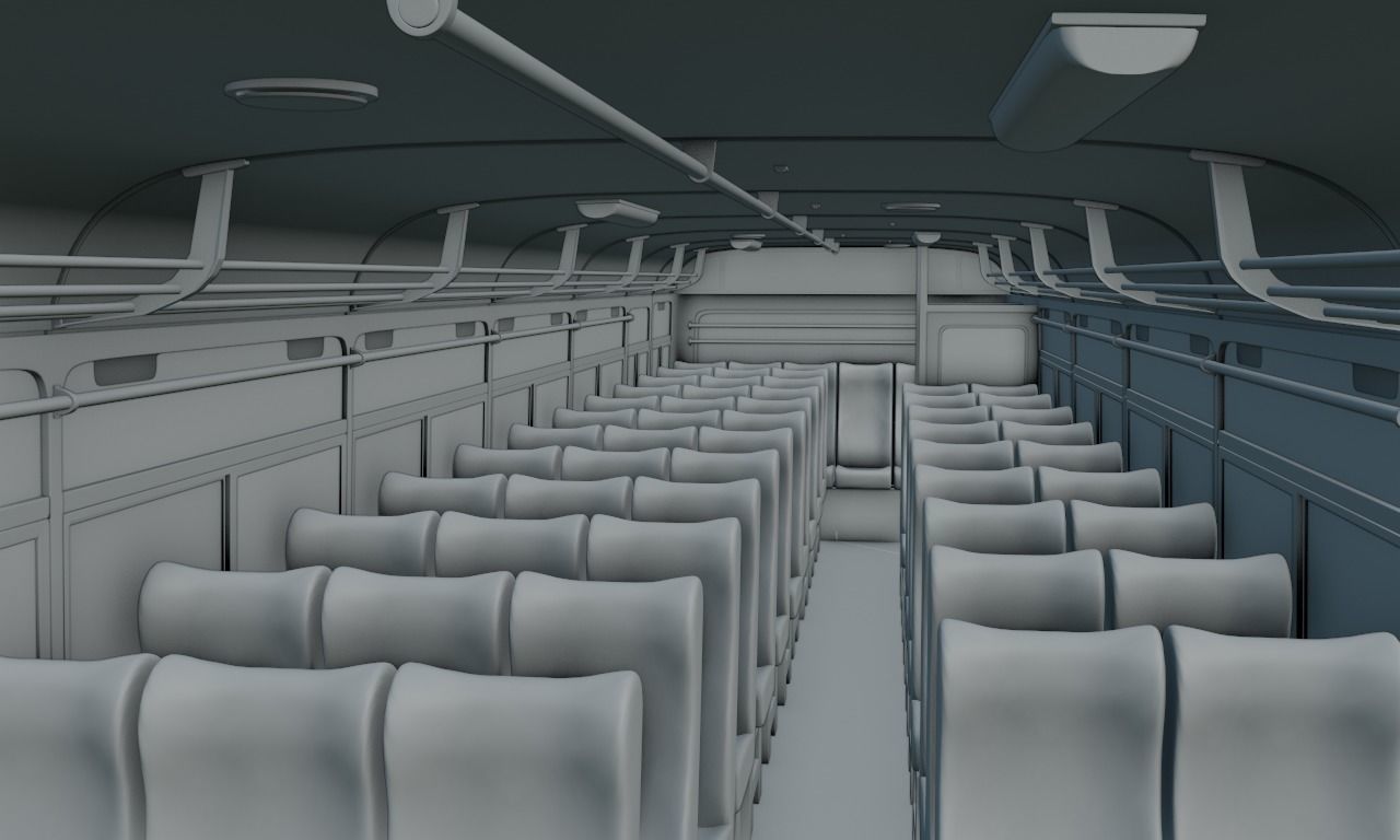 Ashok Leyland Viking Bus 3D model_39