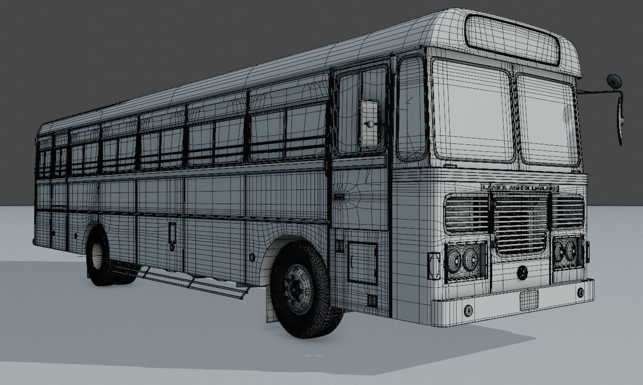 Ashok Leyland Viking Bus 3D model_43