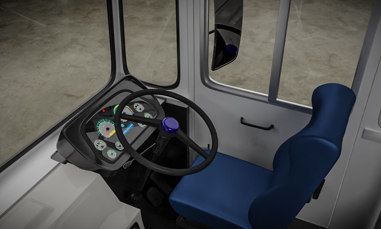 Ashok Leyland Viking Bus 3D model_26