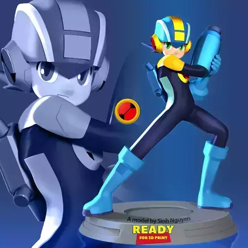 Mega Man 3D print model
