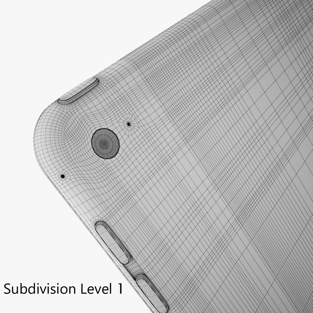 Apple iPad Air 2 Space Gray 3D model_11